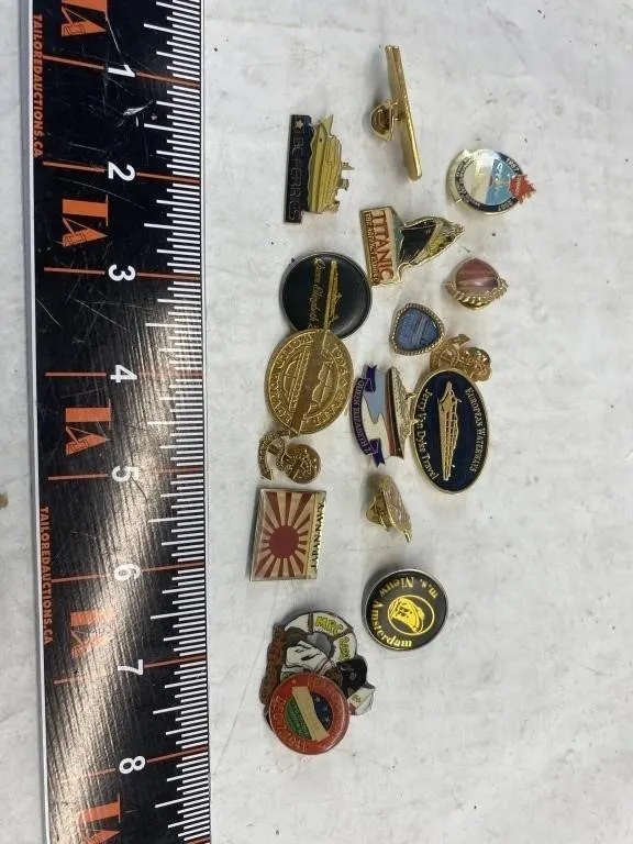 Cruise Line & Nautical Souvenir Pin Collection