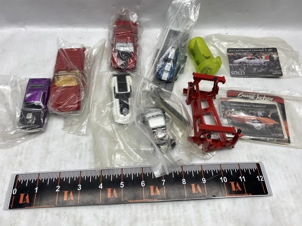 Diecast Model Car Parts & Barrett-Jackson Cards