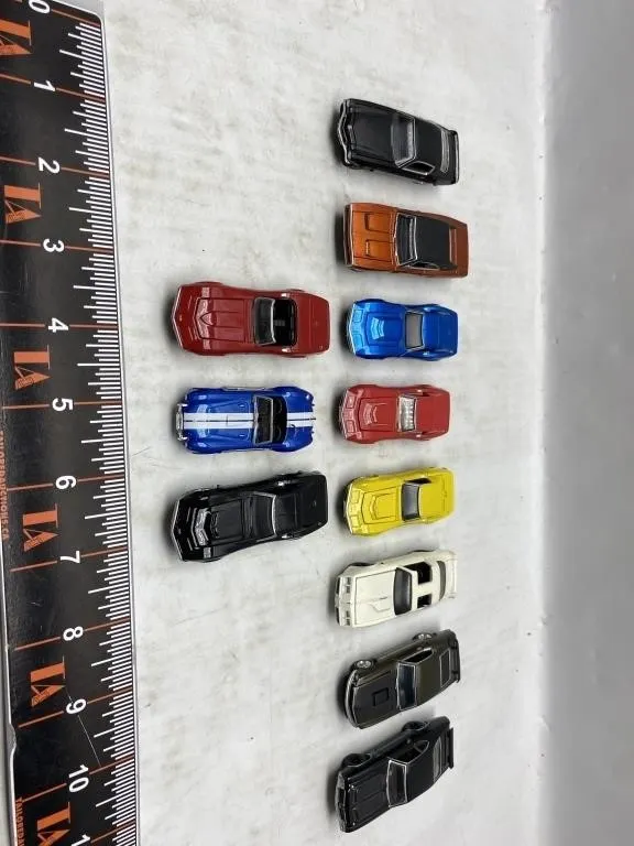 Diecast Model Cars, Assorted Muscle Cars, Set of