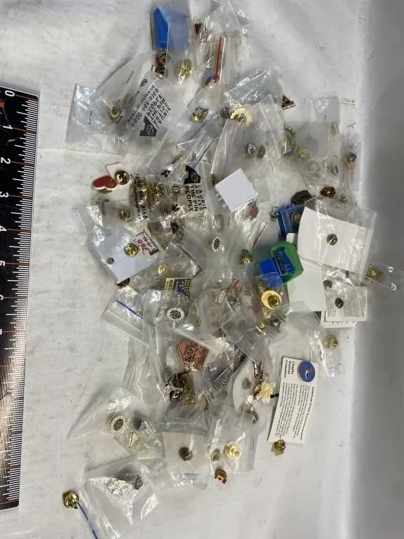 Large Lot of Collectible Lapel Pins