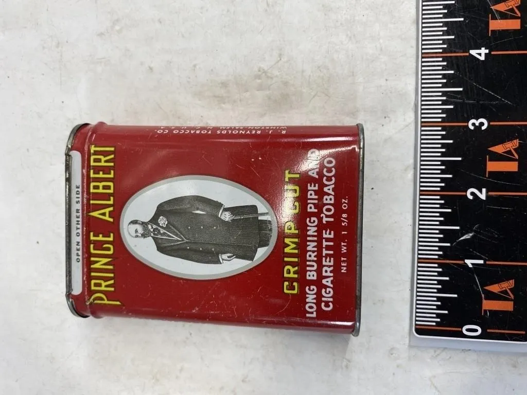 Prince Albert Crimp Cut Tobacco Tin