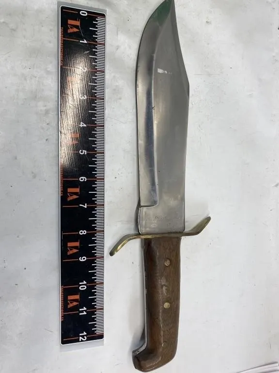 Large Bowie Knife w/ Wood Handle, Pakistan