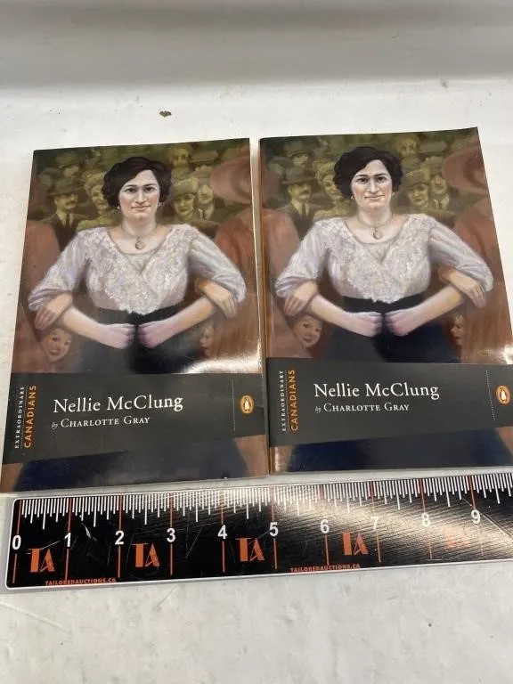 Nellie McClung by Charlotte Gray books (2)