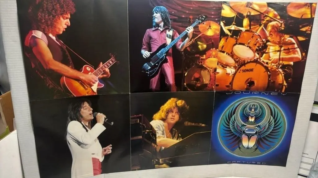 Vintage Journey Captured Rock Band Poster