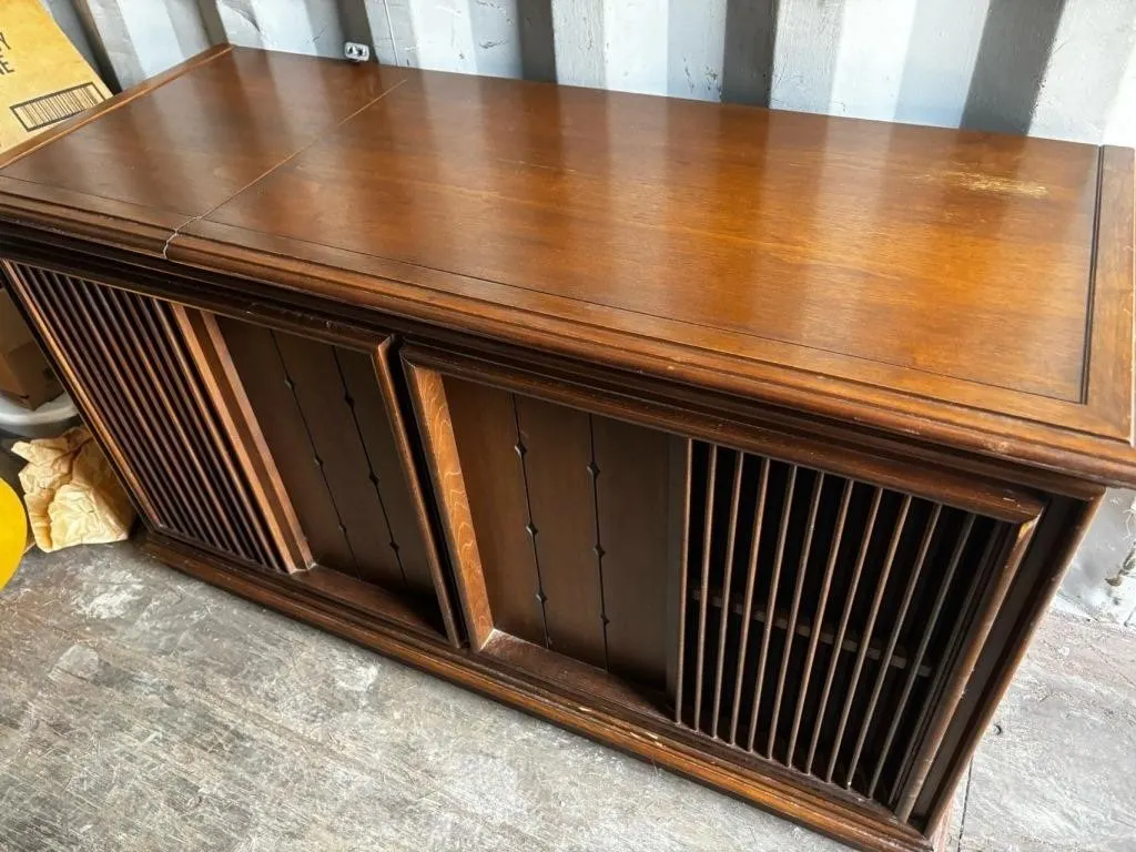 Vintage RCA Console Turntable cabinet Mid Century