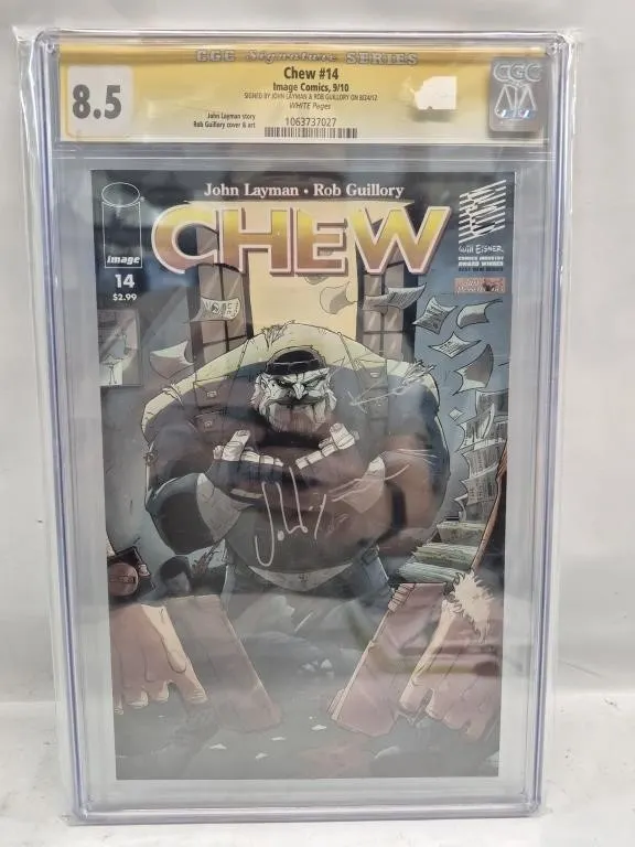 Chew #14 CGC 8.5 Signature Series, Image Comics