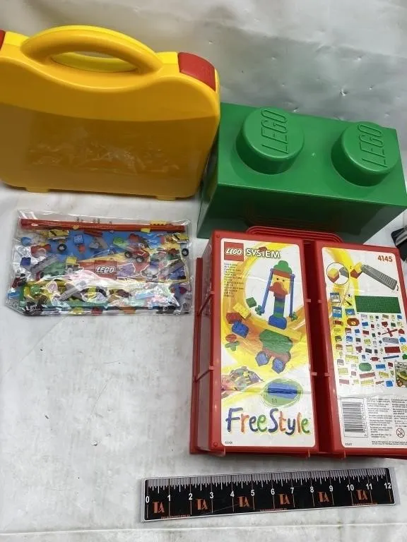 Lego Storage Cases & Freestyle Set 4145 Lot