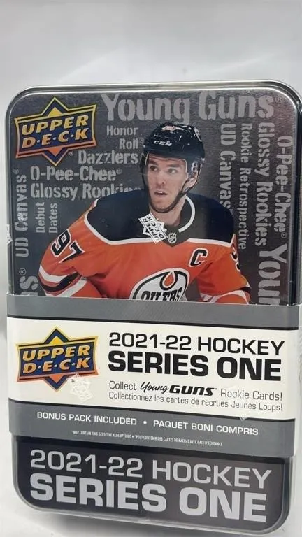 Sealed 2021-22 Series One Upper Deck Card box
