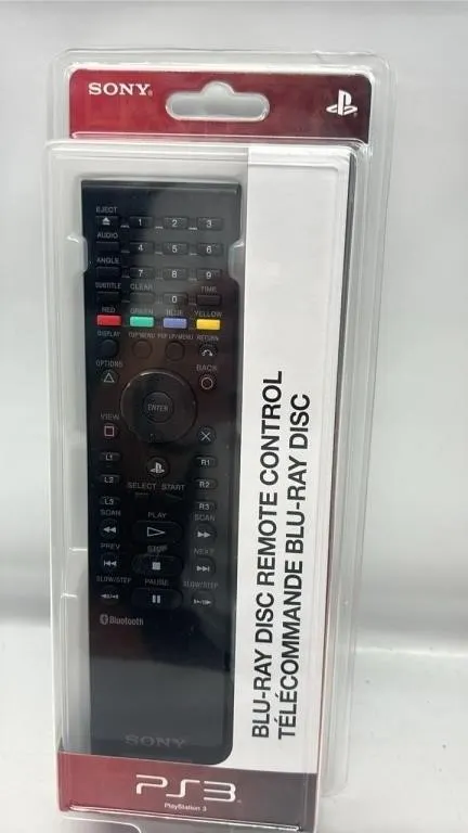 New Sony PlayStation PS3 Blu-Ray Disc remote contr