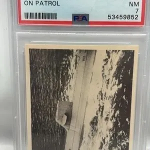 PSA 7 - 1964 Voyage Bottom of Sea Card