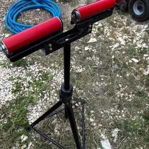 Double roller on stand
