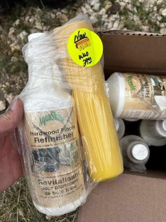Hardwood floor refinishing lot