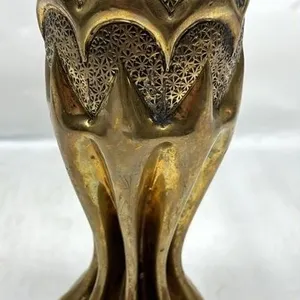 WWI Trench Art 1917 German 80mm Brass Shell Casing