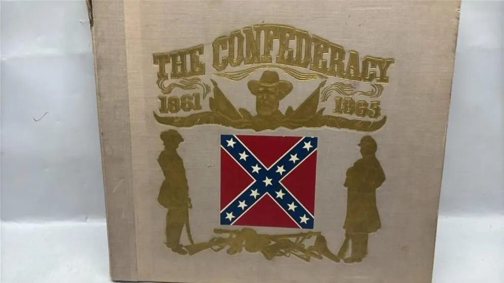 The Confederacy 1861-1865 78 RPM vinyl record book