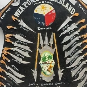 Weapons of Moroland Crest Wall Hanging