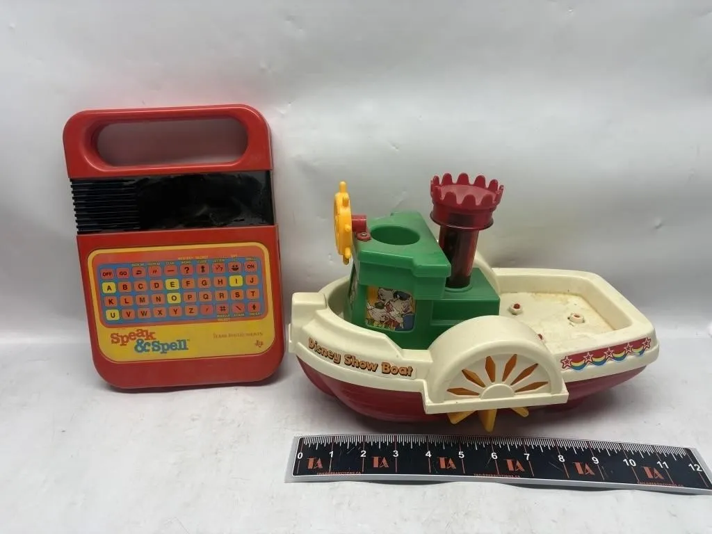 Speak & Spell and Disney Show Boat Toy Set