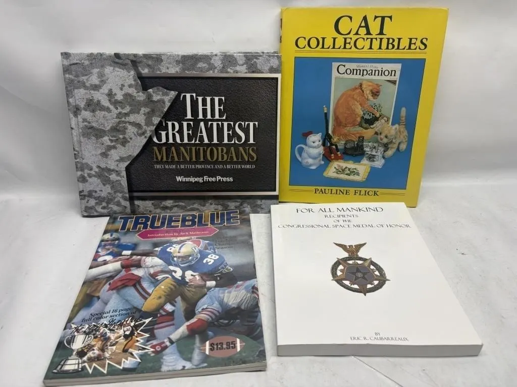 Collectible Reference Books: Cats, Manitobans,