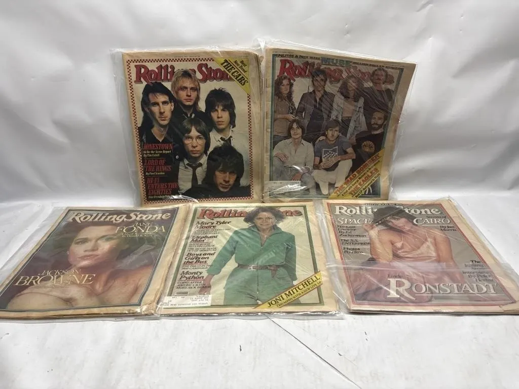 Rolling Stone Magazine Lot (1978-1980), 6 Issues