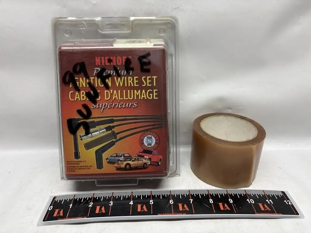 Niehoff Ignition Wire Set & Roll of Clear Packing