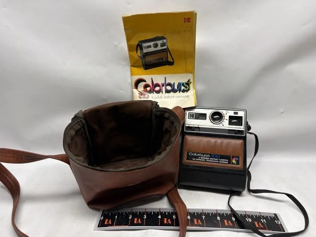 Kodak Colorburst 100 Instant Camera w/ Case &