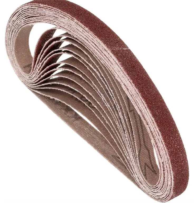 Kozelo 12 Pcs Sanding Belts 3/8 x 21 Inch