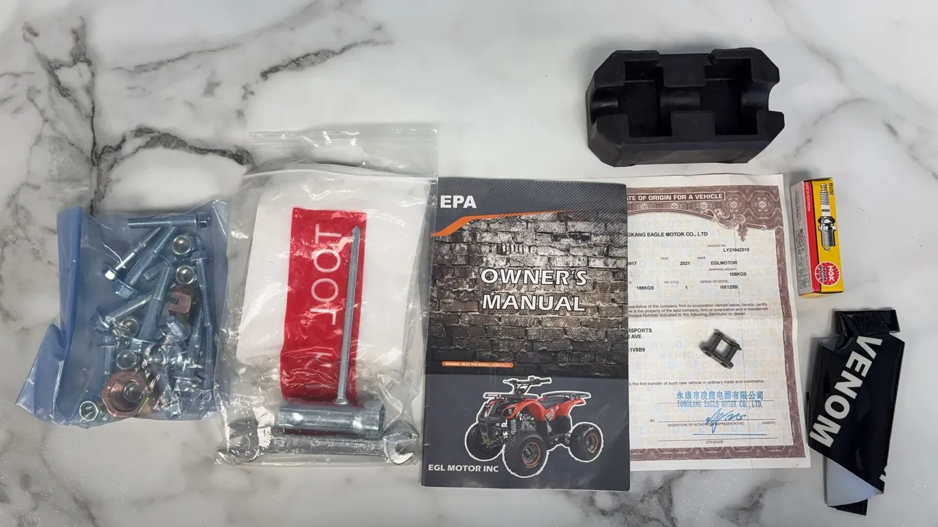 2021 VENOM GRIZZLY 125CC KIDS ATV