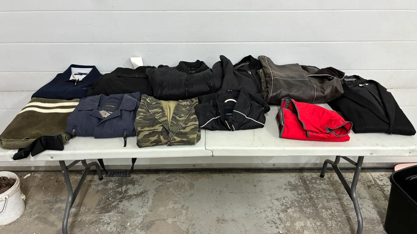 Bin of Jackets