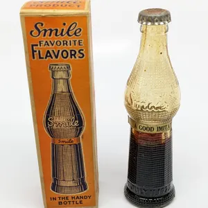2 1/2 OZ MAPLE BUTTER FLAVOR SMILE SODA FOUNTAIN SYRUP BOTTLE & BOX