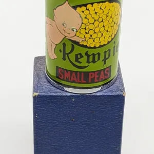 NOS MAMMOTH SPRING CANNING COMPANY KEWPIE PEAS & CORN CAN CIGARETTE LIGHTER