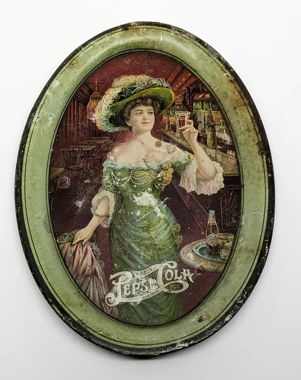 1909 DRINK PEPSI COLA TIP TRAY