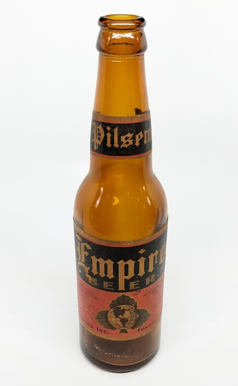 ITRP 12 OZ PAPER LABEL BOTTLE EMPIRE BEER BECHAUD'S FOND DU LAC WISCONSIN