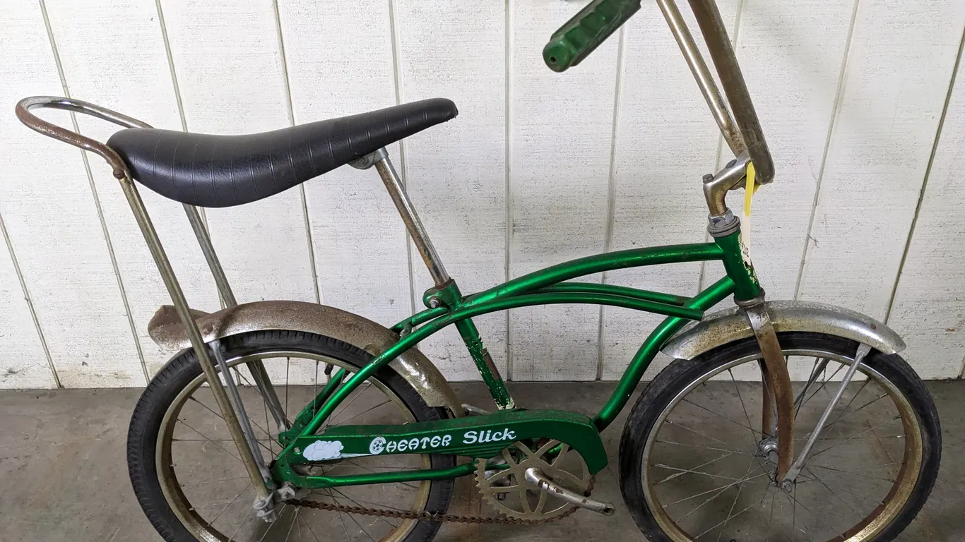 HUFFY CHEATER SLICK GREEN MUSCLE BIKE BICYCLE