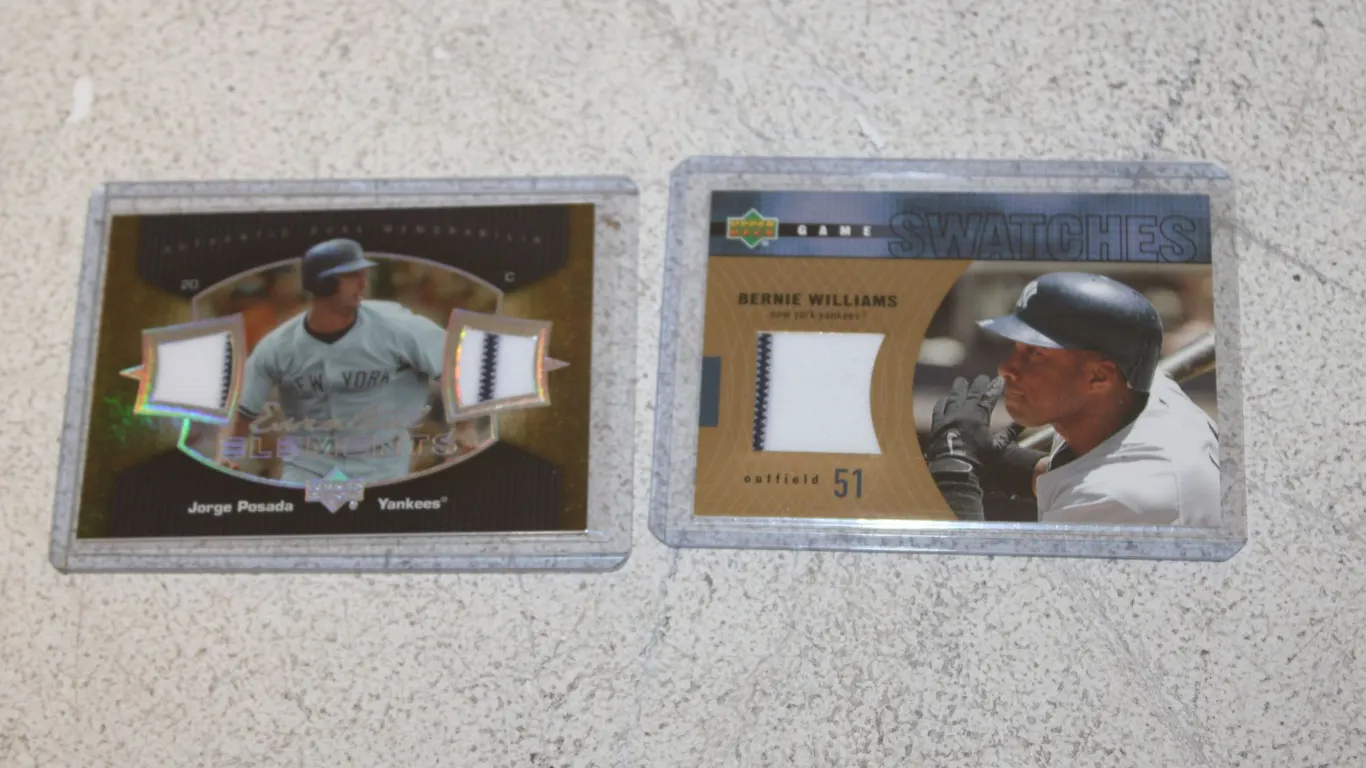Yankees Jersey Cards