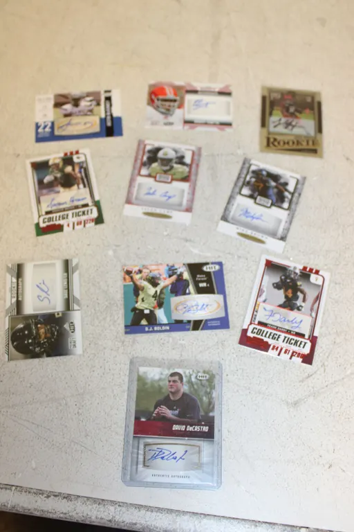 Football Autograph Cards