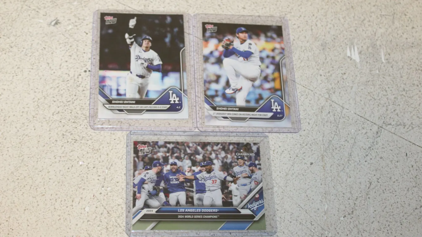 Dodgers Topps Now Cards