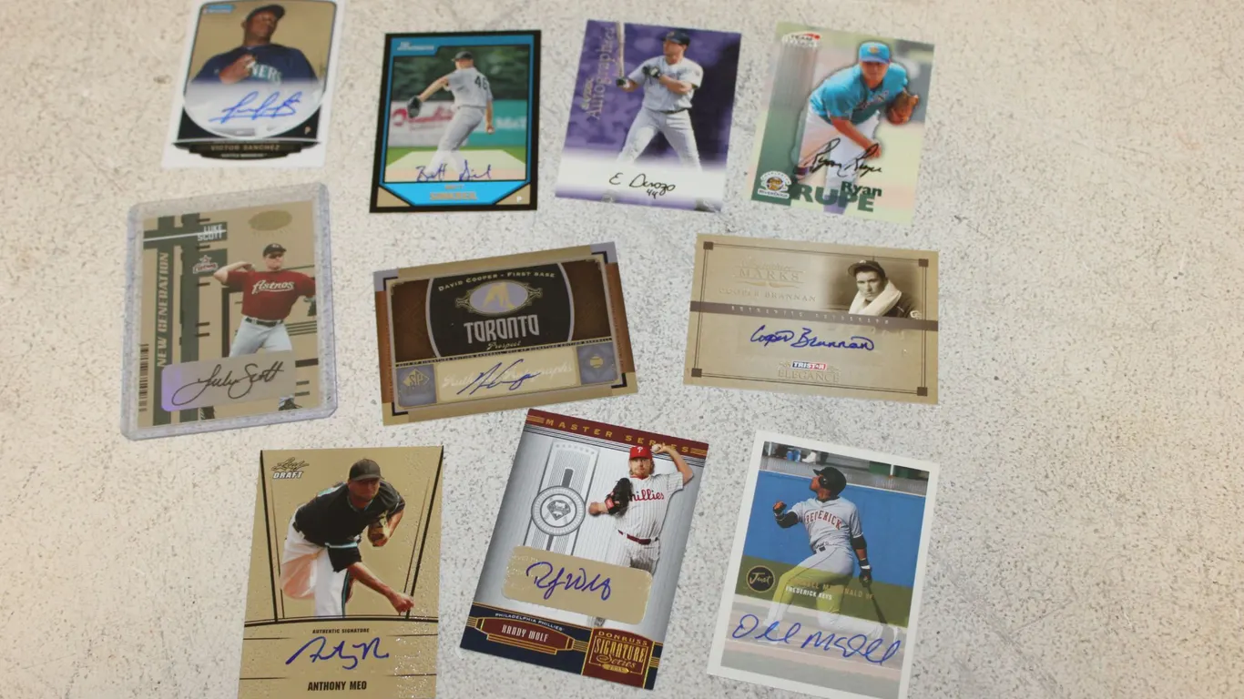 Baseball Autograph Cards