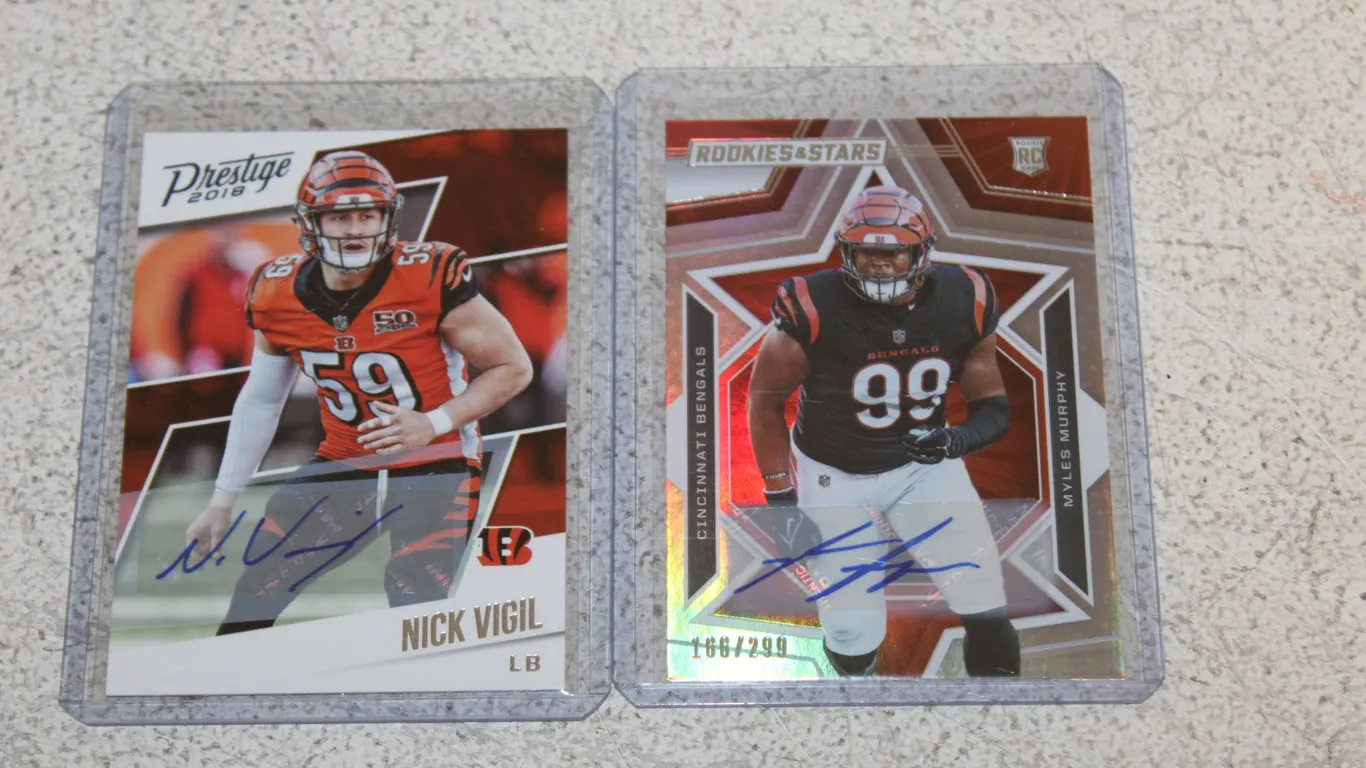 Bengals Autographed Cards