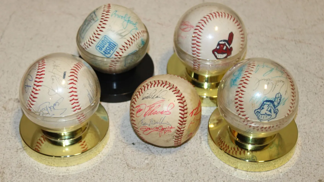 Cleveland Signed Baseballs
