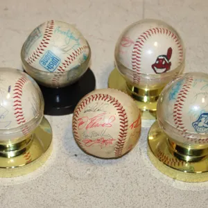 Cleveland Signed Baseballs