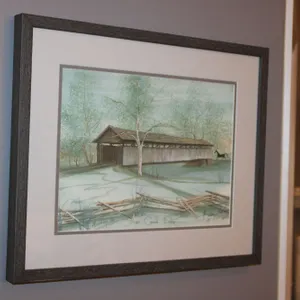 P. Buckley Moss "Oldtown Covered Bridge" Print