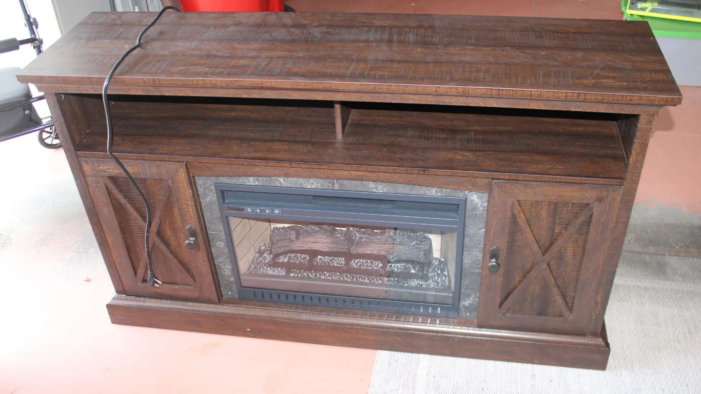 Farmhouse Fireplace Console