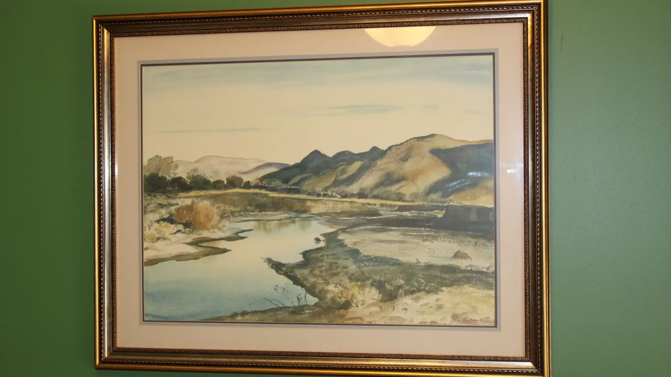 Peter Hurd Landscape Watercolor