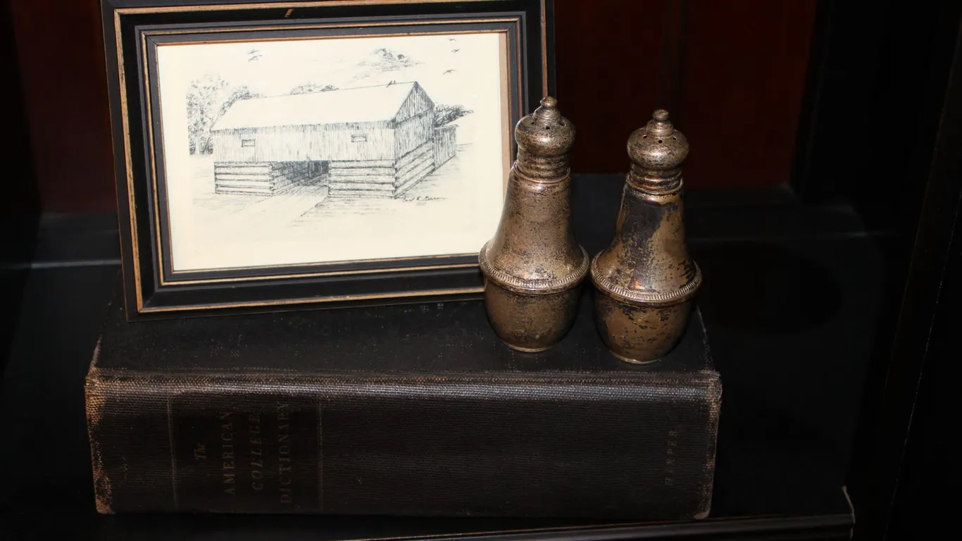 Barn Artwork, Book & Sterling Shakers