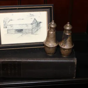 Barn Artwork, Book & Sterling Shakers