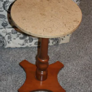 Pedestal Side Table