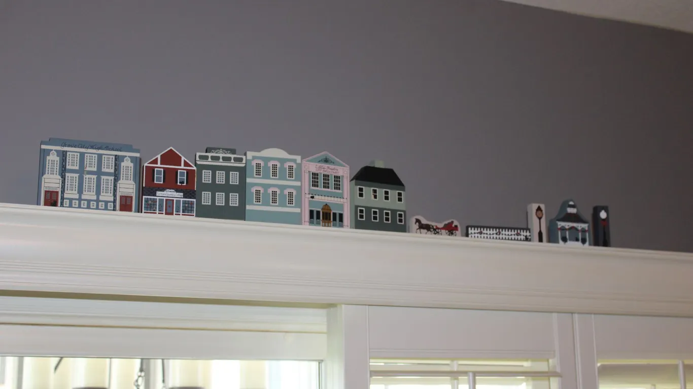 Painted Building Miniatures