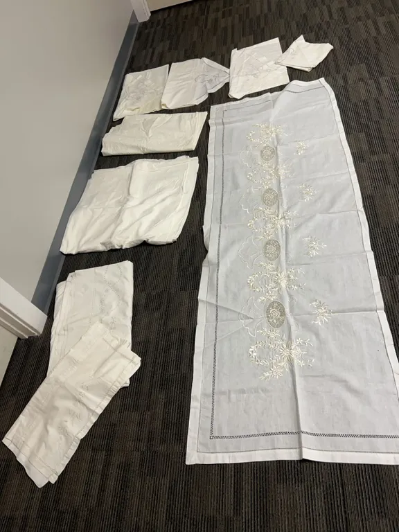 Collective group of vintage Linens and Table Linens