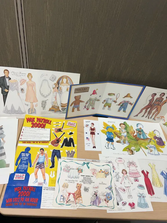 Paper Dolls and Outfits by Ginnie Hofmann, Sharon Pierce, Judy M. Johnson, Michole Thorp, and Others