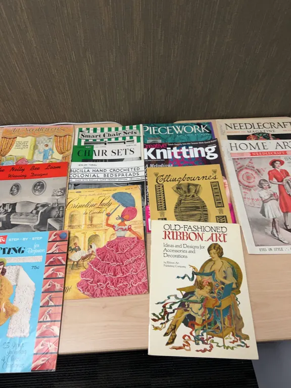 Needlecraft, Home Arts, and Crochet/Knitting Magazines and Catalogs, 1928–2014, 13 Pieces