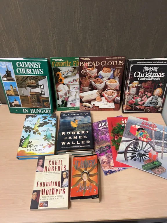 12 Hardcover and Softcover Books on Crafts, Literature, and History Featuring Leisure Arts and Bests